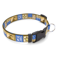 Tiki Print Dog Collar