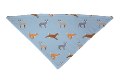 Wild Deer Blue Dog Bandana