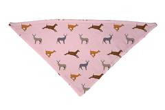 Wild Deer Pink Dog Bandana