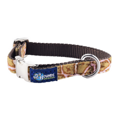 Wild Spots Pink Velvet Essential Dog Collar