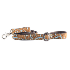 Wild Spots Blue Velvet Dog Leash