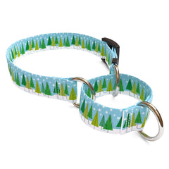 Winter Trees Dog Collar