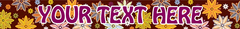 Personalized Autumn Flowers Dog Collar