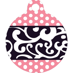 Chantilly Pink HD Dog ID Tag