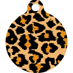 Leopard Print HD Dog ID Tag