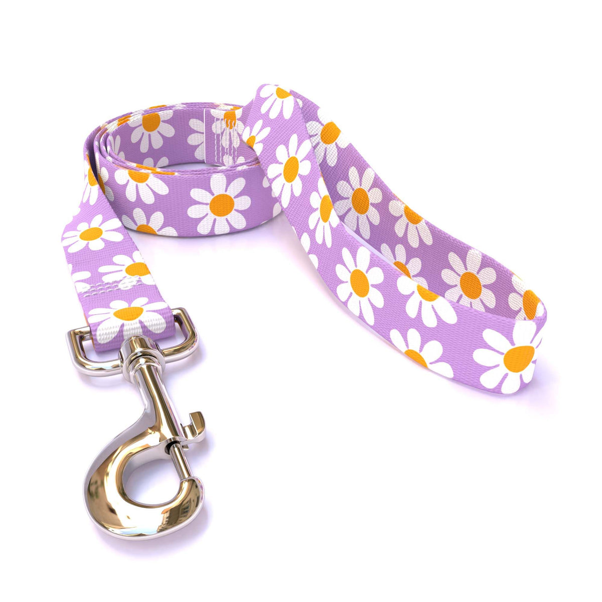 Lavender Daisy Dog Leash