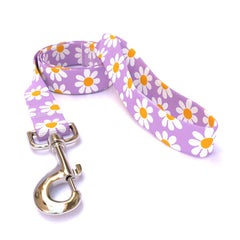 Lavender Daisy Dog Leash