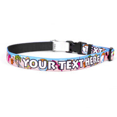 Personalized Beach Party Dog Collar