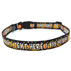 Personalized Pumpkin Party Dog Collar