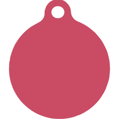 Rainbow Stripes HD Dog ID Tag