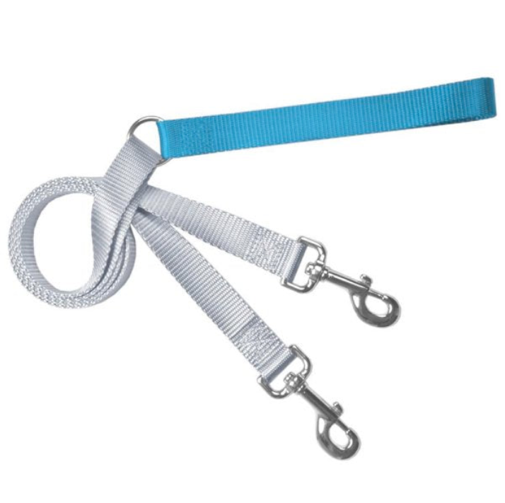 Black and Turquoise Training Leash