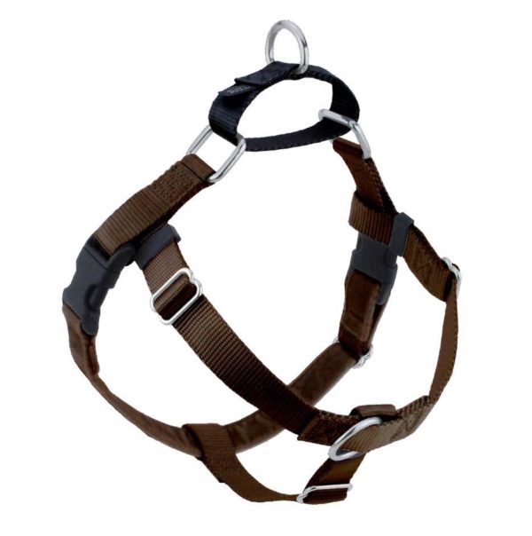 Brown Freedom No-Pull Dog Harness